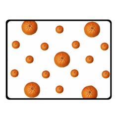 Tangerines Photo Motif Pattern Design Fleece Blanket (Small)