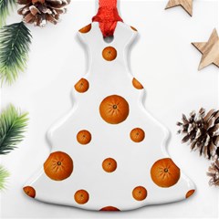 Tangerines Photo Motif Pattern Design Ornament (Christmas Tree) 