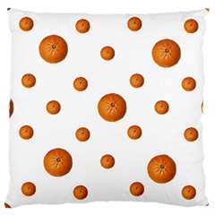 Tangerines Photo Motif Pattern Design Large Cushion Case (one Side) by dflcprintsclothing