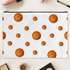 Tangerines Photo Motif Pattern Design Cosmetic Bag (xxxl)