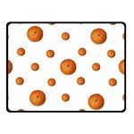 Tangerines Photo Motif Pattern Design Double Sided Fleece Blanket (Small)  45 x34  Blanket Back