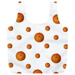 Tangerines Photo Motif Pattern Design Full Print Recycle Bag (XL) Front