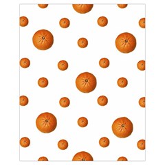 Tangerines Photo Motif Pattern Design Drawstring Bag (Small)