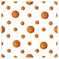 Tangerines Photo Motif Pattern Design Long Sheer Chiffon Scarf 