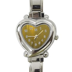 Golden Heart Italian Charm Watch