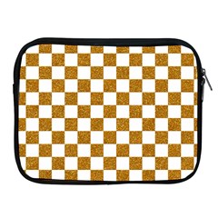 Checkerboard Gold Apple Ipad 2/3/4 Zipper Cases by impacteesstreetweargold