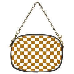 Checkerboard Gold Chain Purse (two Sides) by impacteesstreetweargold