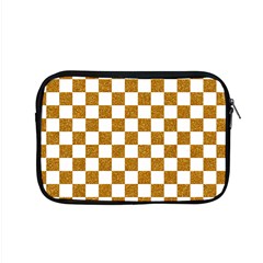 Checkerboard Gold Apple Macbook Pro 15  Zipper Case by impacteesstreetweargold