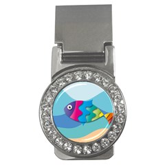 Illustrations Fish Sea Summer Colorful Rainbow Money Clips (cz)  by HermanTelo