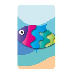 Illustrations Fish Sea Summer Colorful Rainbow Memory Card Reader (rectangular) by HermanTelo