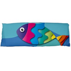 Illustrations Fish Sea Summer Colorful Rainbow Body Pillow Case (dakimakura)