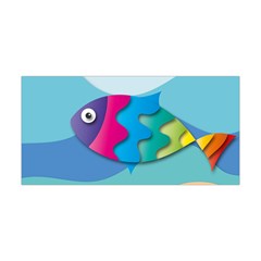 Illustrations Fish Sea Summer Colorful Rainbow Yoga Headband