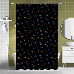 Abstract Texture Shower Curtain 48  x 72  (Small) 