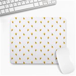 Bright Rose Motif Print Pattern Large Mousepads Front