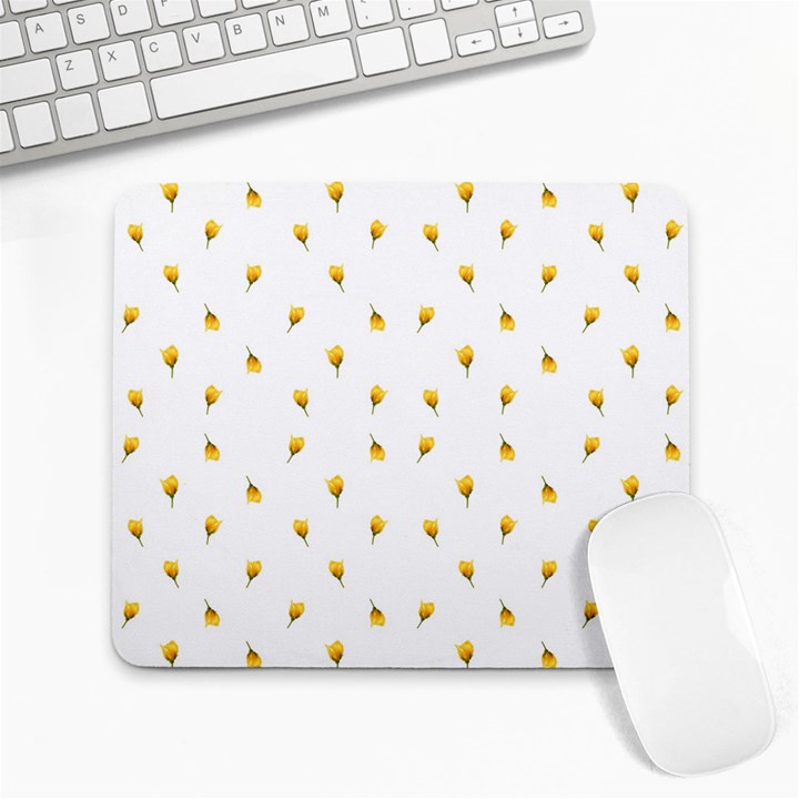 Bright Rose Motif Print Pattern Large Mousepads