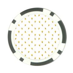 Bright Rose Motif Print Pattern Poker Chip Card Guard (10 Pack) by dflcprintsclothing