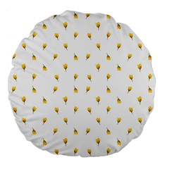 Bright Rose Motif Print Pattern Large 18  Premium Flano Round Cushions by dflcprintsclothing