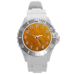 Golden 3 Round Plastic Sport Watch (l) by impacteesstreetweargold