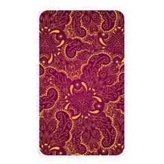 Golden Red Pattern Memory Card Reader (rectangular) by designsbymallika