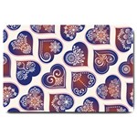 Heart Mandala Large Doormat  30 x20  Door Mat