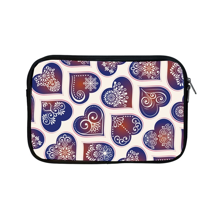 Heart Mandala Apple iPad Mini Zipper Cases