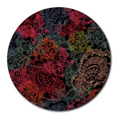 Seamless Color Design Round Mousepads