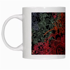 Seamless Color Design White Mugs