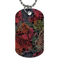 Seamless Color Design Dog Tag (One Side)