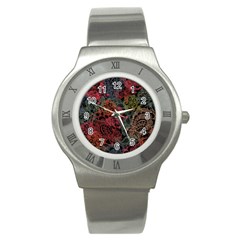 Seamless Color Design Stainless Steel Watch