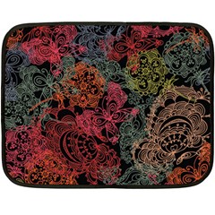 Seamless Color Design Double Sided Fleece Blanket (Mini) 