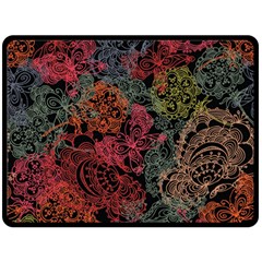 Seamless Color Design Double Sided Fleece Blanket (Large) 