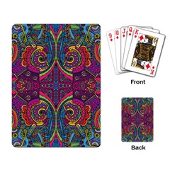 Colorful Boho Pattern Playing Cards Single Design (rectangle) by designsbymallika