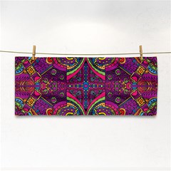 Colorful Boho Pattern Hand Towel by designsbymallika