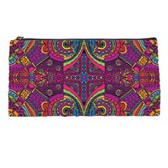 Colorful Boho Pattern Pencil Case by designsbymallika