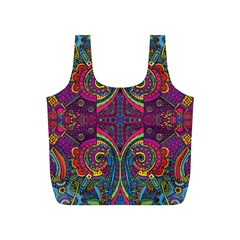 Colorful Boho Pattern Full Print Recycle Bag (s) by designsbymallika