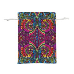 Colorful Boho Pattern Lightweight Drawstring Pouch (s) by designsbymallika