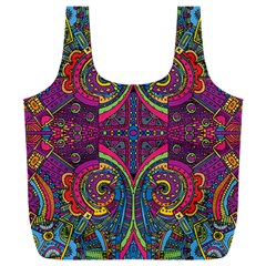 Colorful Boho Pattern Full Print Recycle Bag (xxxl) by designsbymallika