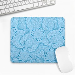 Blue Lines Pattern Large Mousepads by designsbymallika