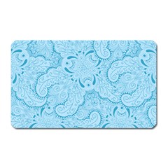 Blue Lines Pattern Magnet (Rectangular)