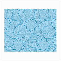 Blue Lines Pattern Small Glasses Cloth