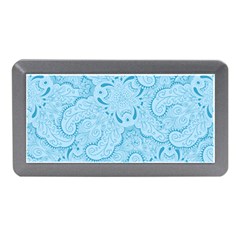 Blue Lines Pattern Memory Card Reader (mini) by designsbymallika