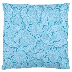 Blue Lines Pattern Standard Flano Cushion Case (one Side) by designsbymallika