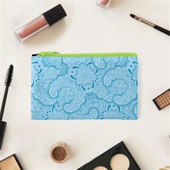 Blue Lines Pattern Cosmetic Bag (XS)