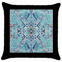 Boho Love 2 Throw Pillow Case (black) by designsbymallika