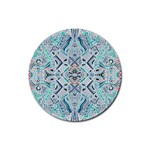 Boho Love 2 Rubber Coaster (Round)  Front