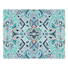 Boho Love 2 Double Sided Flano Blanket (large)  by designsbymallika