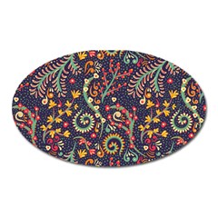 Pretty Baatik Print Oval Magnet