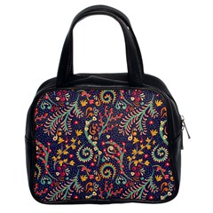 Pretty Baatik Print Classic Handbag (Two Sides)