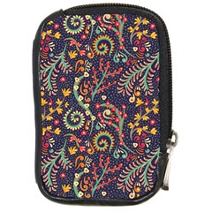 Pretty Baatik Print Compact Camera Leather Case