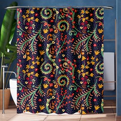 Pretty Baatik Print Shower Curtain 60  x 72  (Medium) 